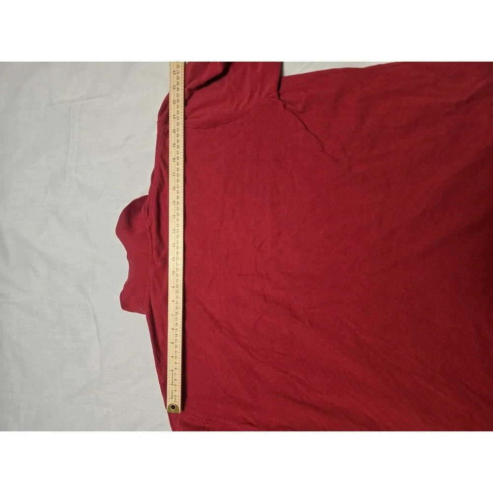 Polo Ralph Lauren Polo Shirt Mens Large Red Classic Fit Pony Embroidered‎ Casual